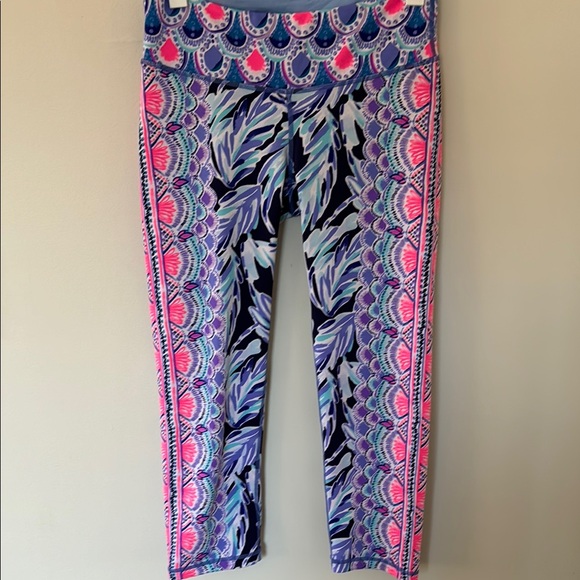 Lilly Pulitzer Colorful Patterned Leggings - Picture 1 of 9
